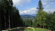 Z terasy restaurace Beskyd
