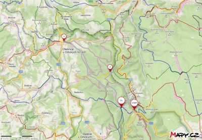 Mapa trasy