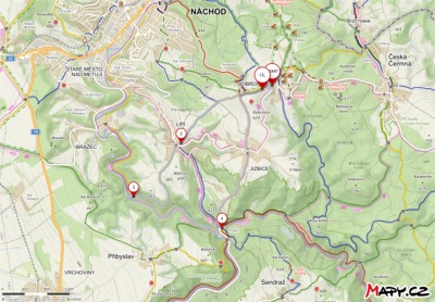 Mapa trasy
